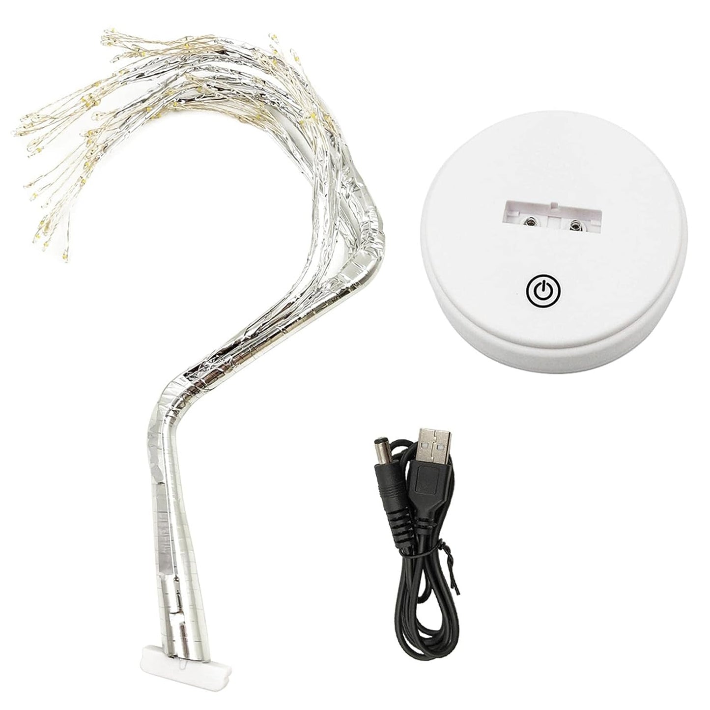 Artificial Tabletop Fairy Tree Lamp, 8 Modes, USB / Battery Operated