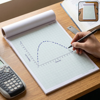 Oddy A4 Graph Paper 1mm Square Grid (25 Sheets Pad)