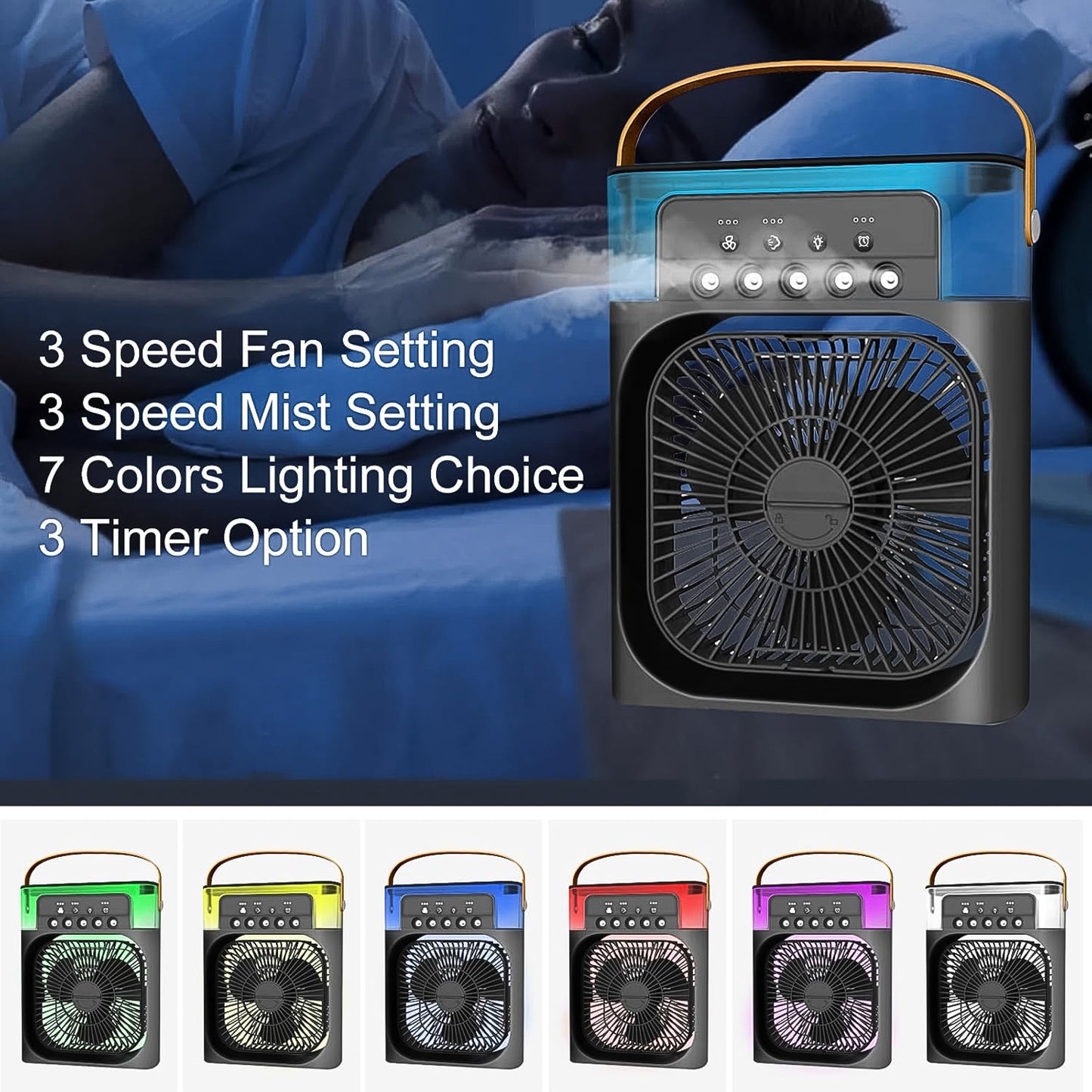Portable USB Rechargeable Mini Cooling Fan