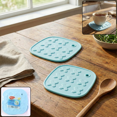 Heat Resistant Multipurpose Cup Coaster Hot Pot Pad Set (2 Pc)