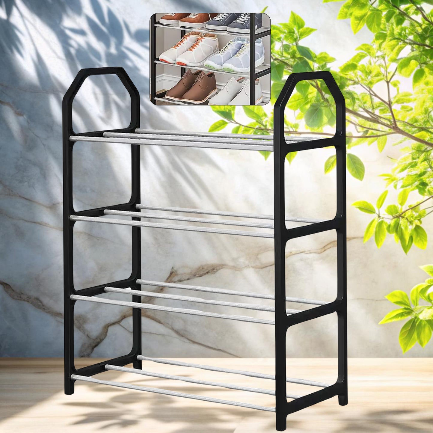 4 Layer Space saving Shoe Rack
