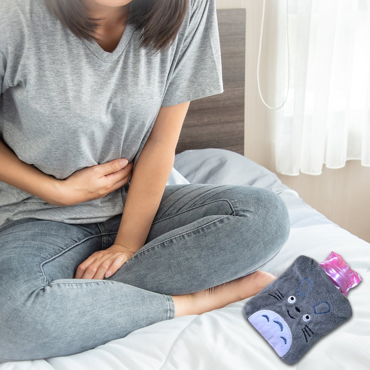 Totoro Cartoon Hot Water Bag For Pain Relief And Menstrual Cramps
