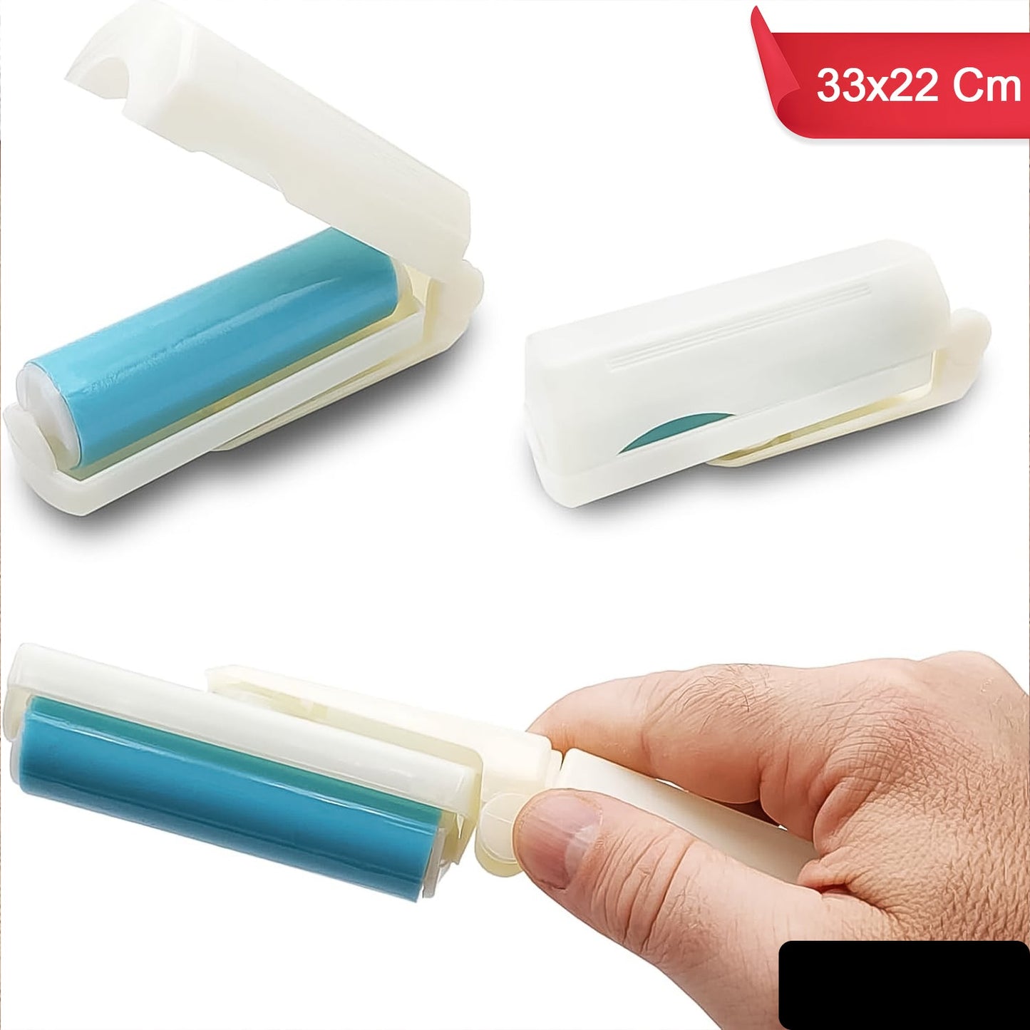Reusable Lint Roller / Animal Hair Remover from Clothes (Mix Colour)