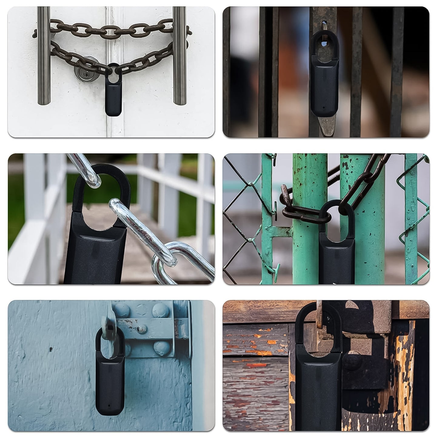 USB Rechargeable Smart Fingerprint Padlock