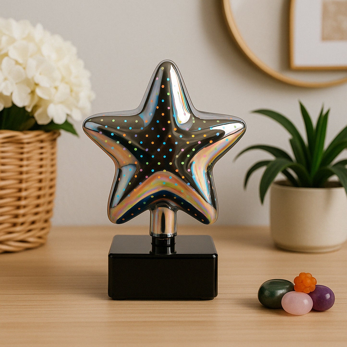 Star-shaped 3D Illusion Decorative LED Night Lamp