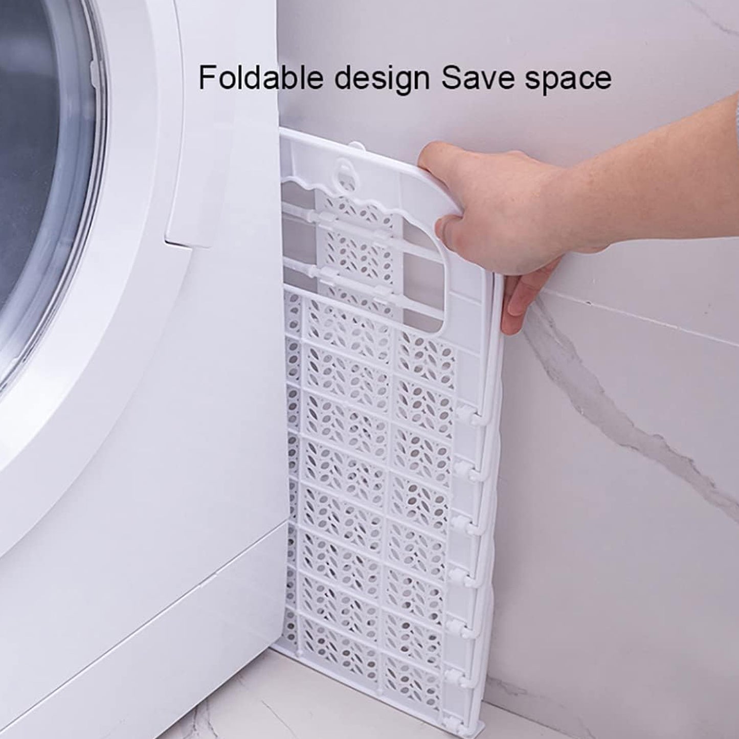 Wall Hanging Laundry Basket Clothes Hanger For Laundry Washing Machine (1 Pc)