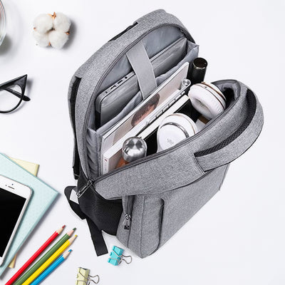 12553 Laptop Bag With Adjustable Shoulder Strap Storage Pockets Lightweight Water-resistant Travel-friendly Bag Office Bag School Bag College Bag Business Bag