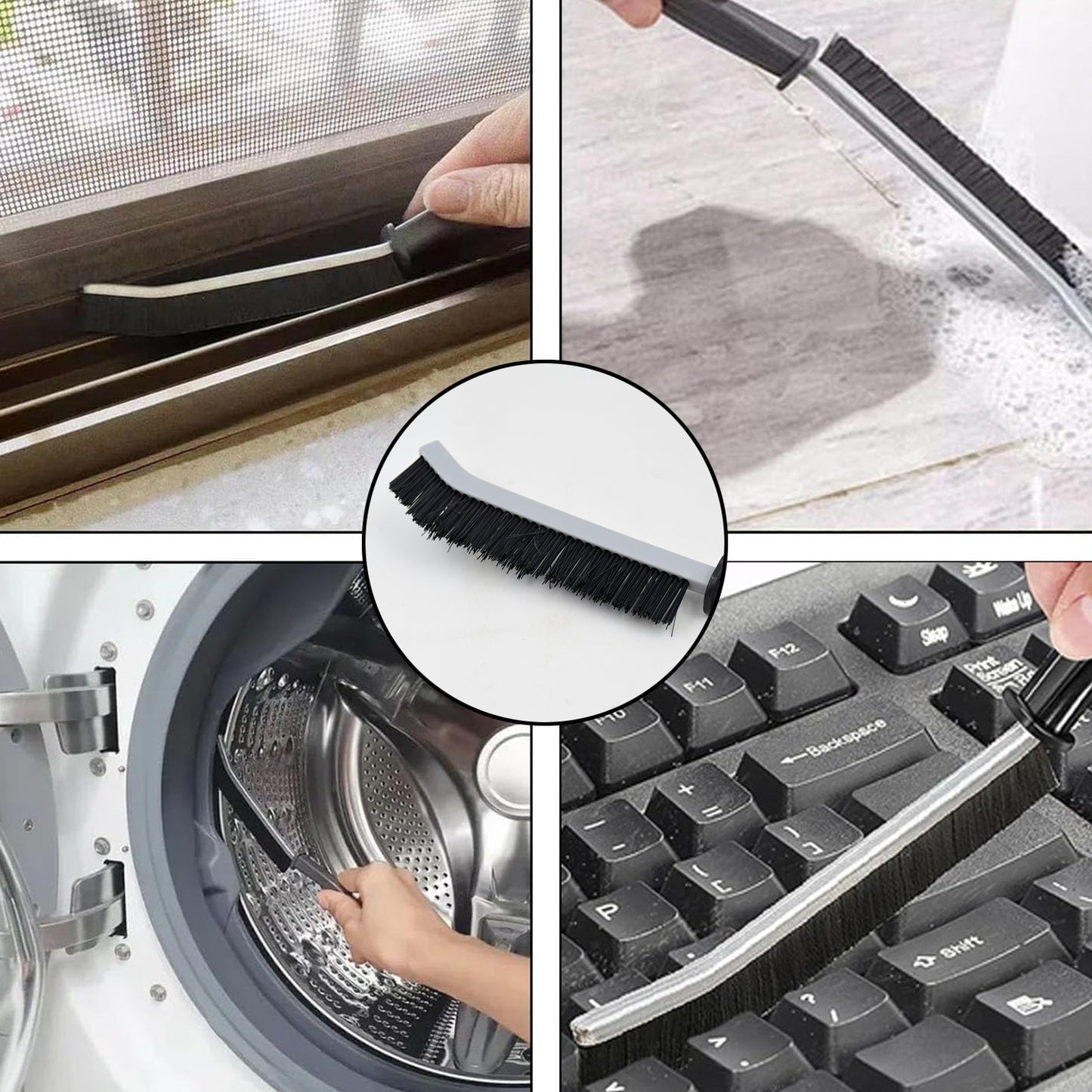 Multifunctional Crevice Cleaning Brush Gap Cleaning Brush (1 Pc 23 Cm)
