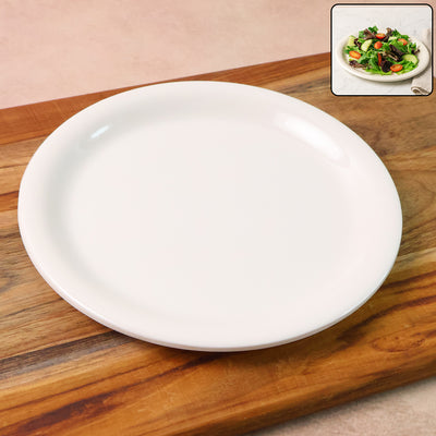 Plastic Round Dinner Serving Plate 19 Cm (1 Pc)