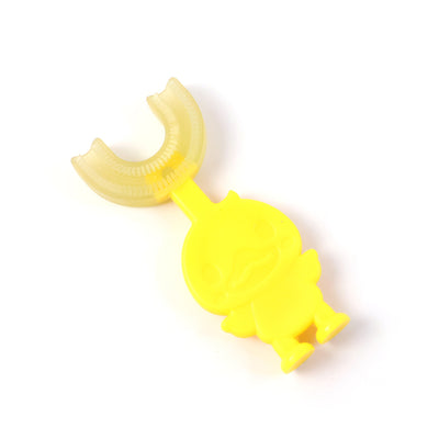 Cute Cartoon Duck U-shape Baby Toothbrush (1 Pc Mix Color)
