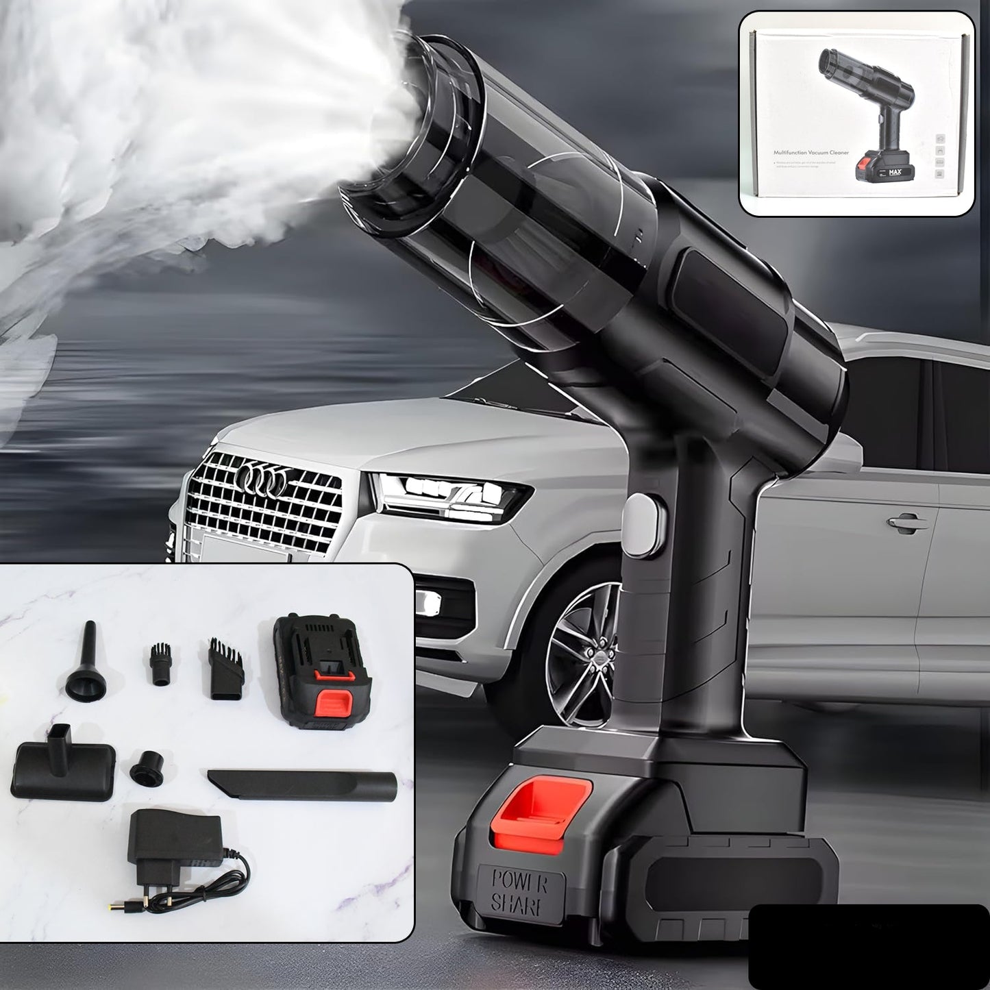 Multifunction 240v Wireless Handheld Vacuum Cleaner (1 Set)