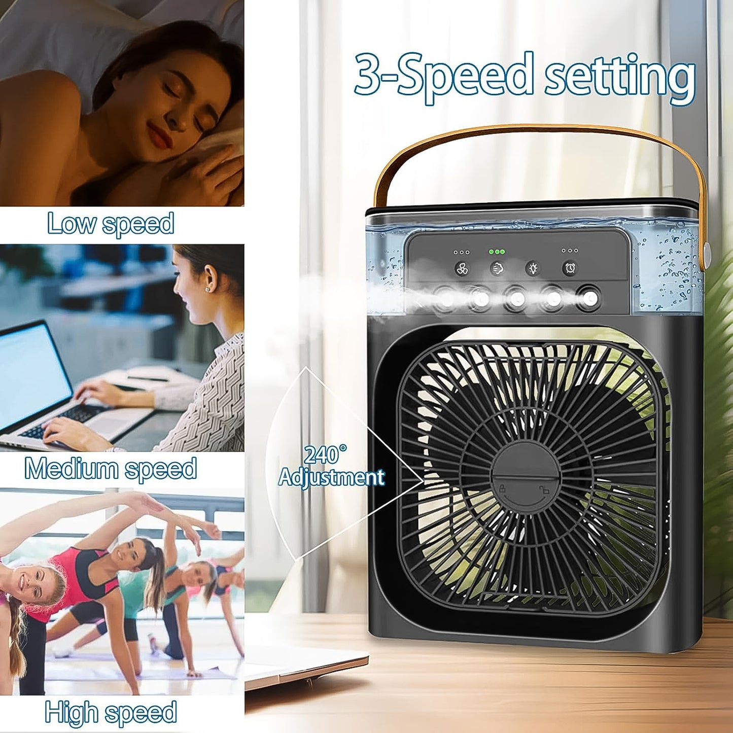 Portable USB Rechargeable Mini Cooling Fan