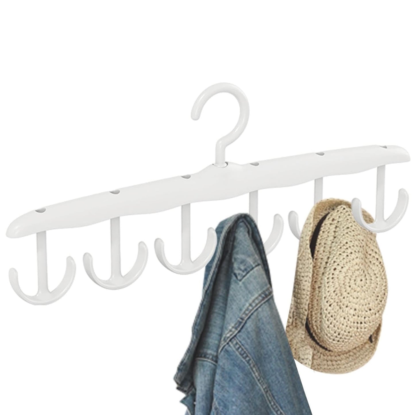 12-hook Rotatable Space Saving Hanger Closet Organizers And Storage For Tank Top