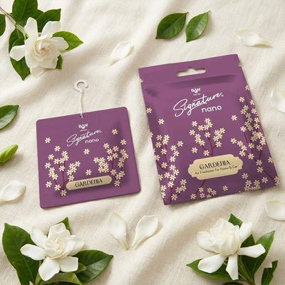 Gardenia Fragrance Hanging Air Freshener Sachet (Mix Fragrance 1 Pc 10g)