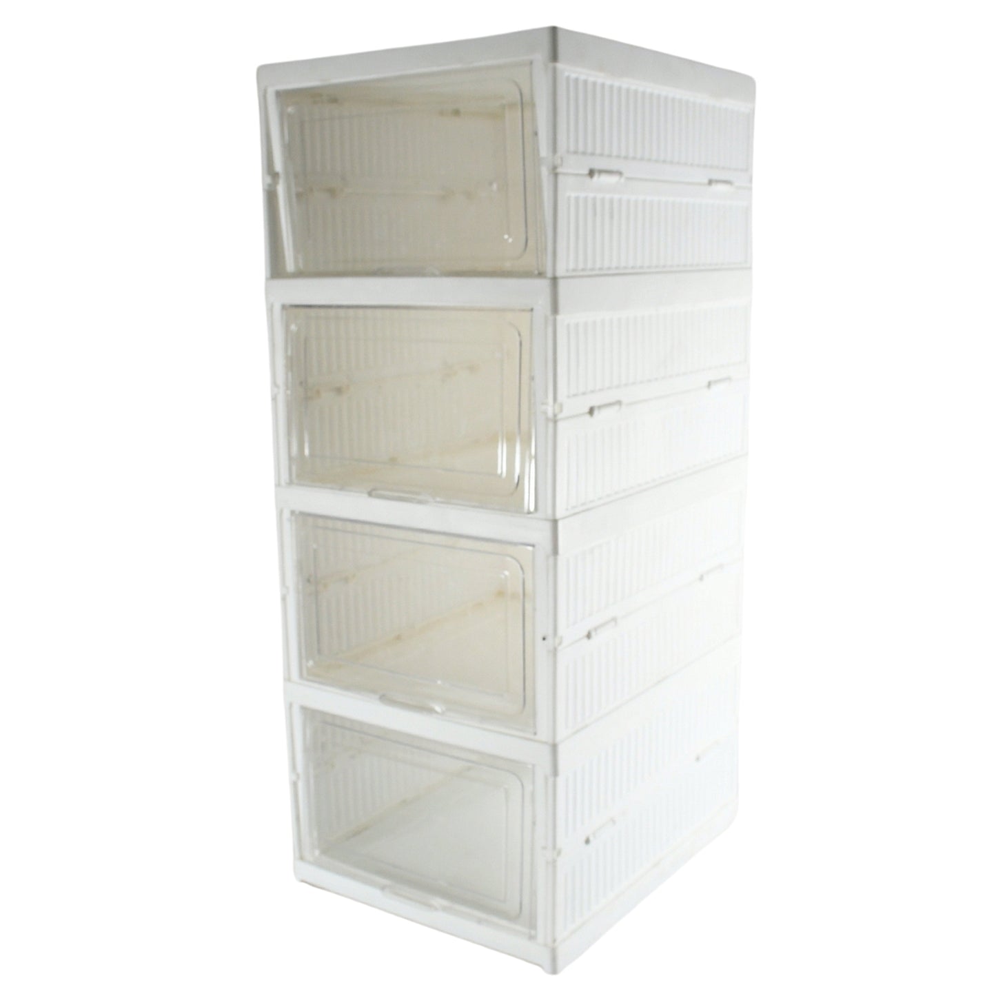 Stackable Multifunctional Storage For Clothes With Foldable Drawer (4 Layer)