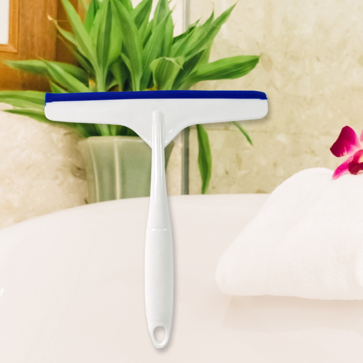 Plastic Kitchen Wiper (White 1 Pc)