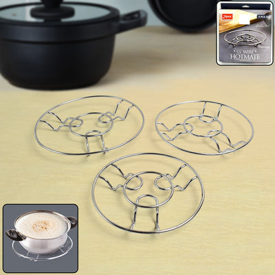 Apex Stainless Steel Wire Hotmate Trivet Stand Set Of 3