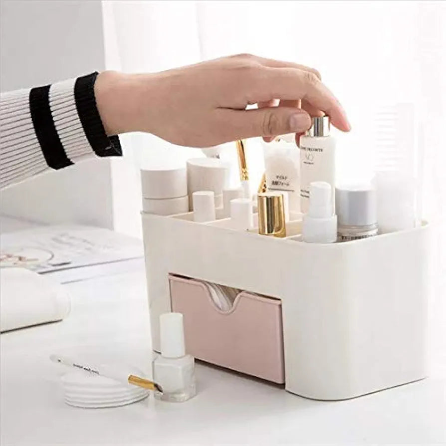 Multi compartment holder for makeup brush organizer/Pen holder