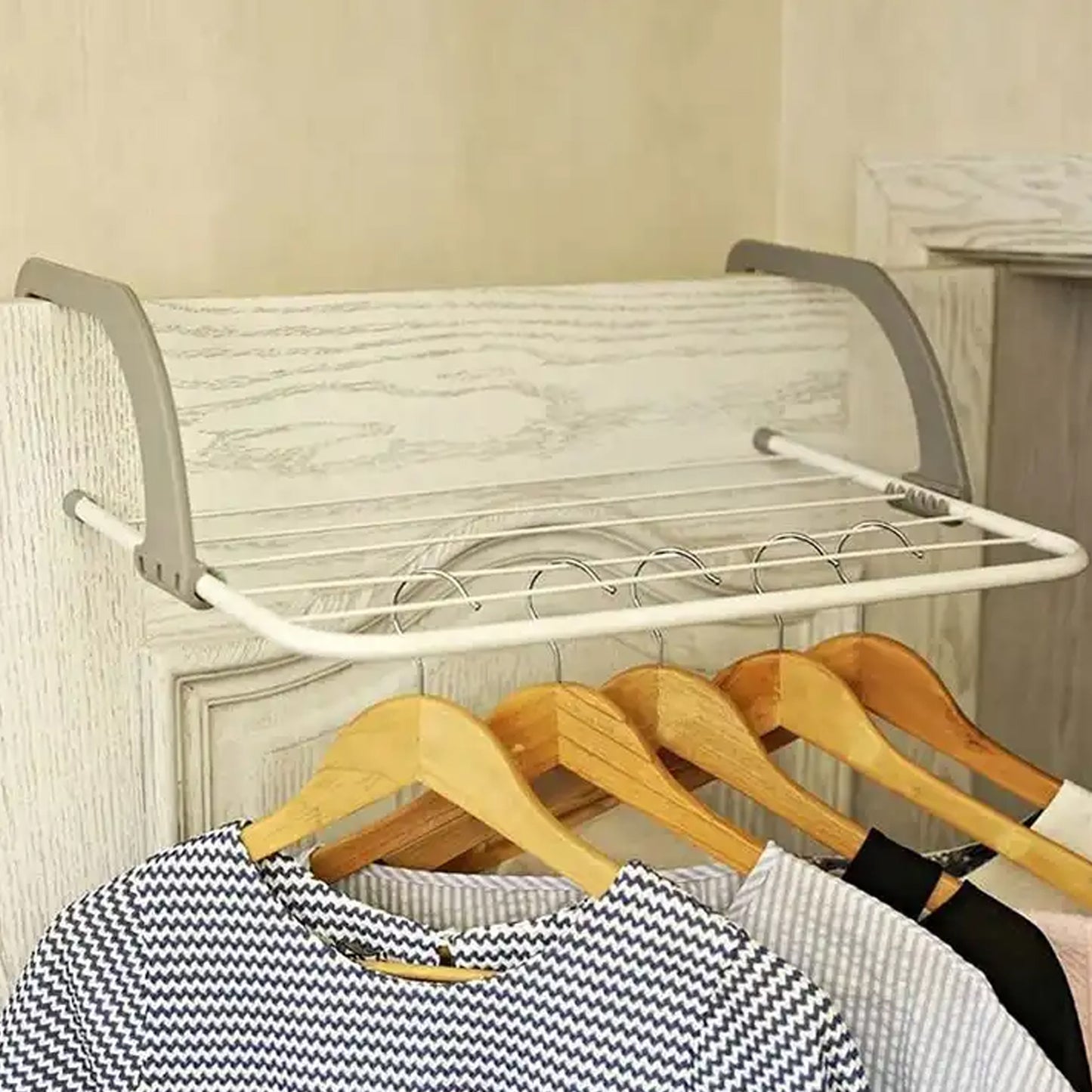 Metal Steel Folding Drying Rack For Clothes Outdoor, Indoor