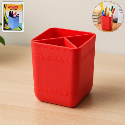 Officemate Pen Stand Tri-section Desk Organizer Stationery Pens Office Supplies