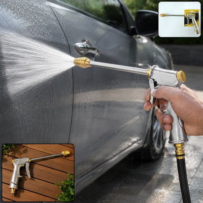 High Pressure Metal Water Gun Powerful Cleaning Garden Use