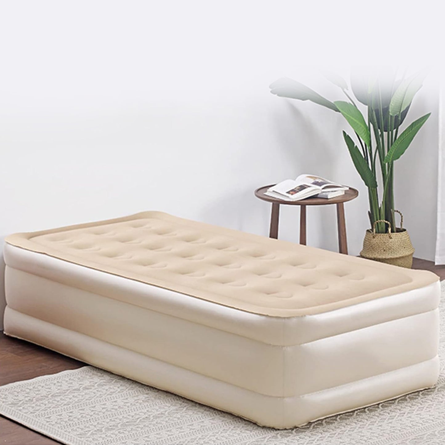 Portable Inflatable Folding Lazy Bed (190x100x40 Cm / 1 Pc)