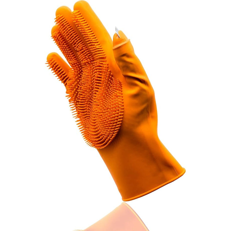 Silicone Glove with Multi Function Blade for Cutting Cleaning Vegetables 1 Pc