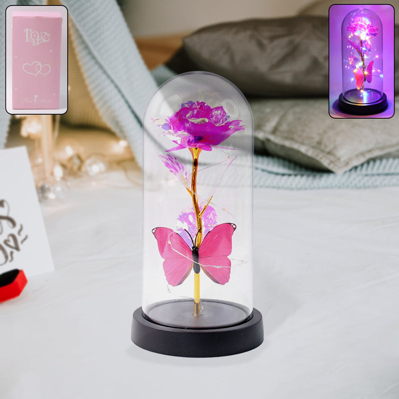 Gift Glow Eternal Rose Dome