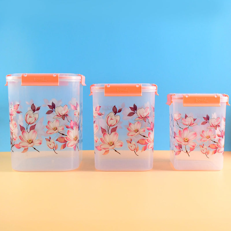 Flora Fit Square Food Box Set