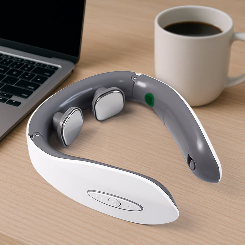 Electric Neck Massager for Deep Tissue Pain Relief Cervical Vertebra Massager
