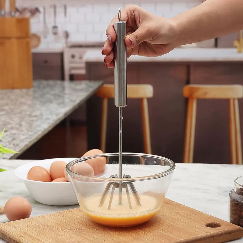 Stainless Steel Manual Hand Blender