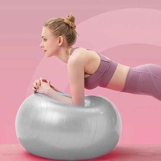 Gym Ball Non-slip Stability Ball With Foot Pump For Total Body Fitness