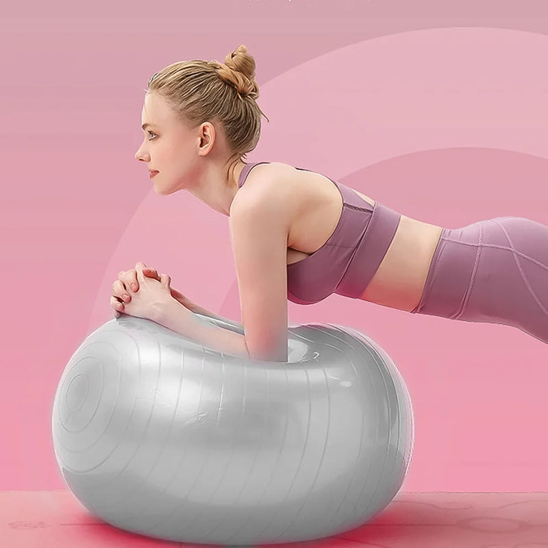Gym Ball Non-slip Stability Ball With Foot Pump For Total Body Fitness