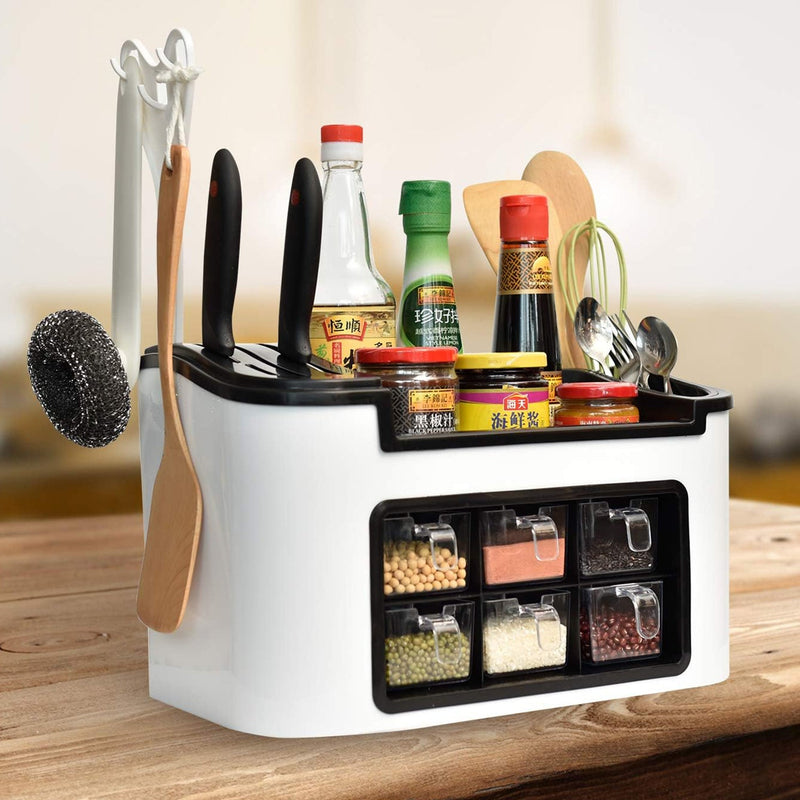 SpiceWise Rotating Rack – 6 Jar Edition