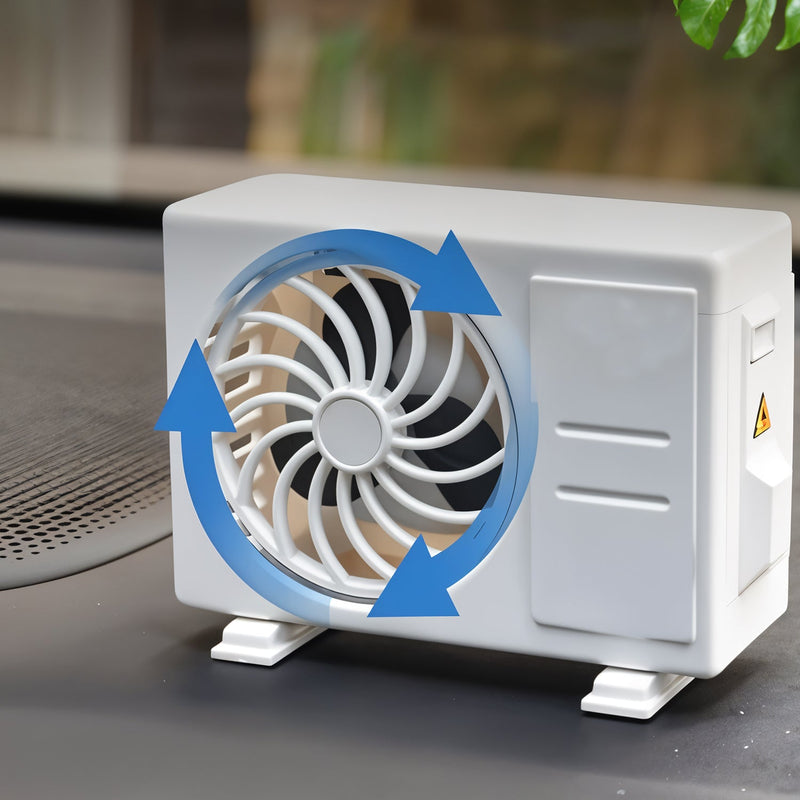 Solar-Powered Car Air Freshener with Built-in Perfume Diffuser for Dashboard & AC Vent