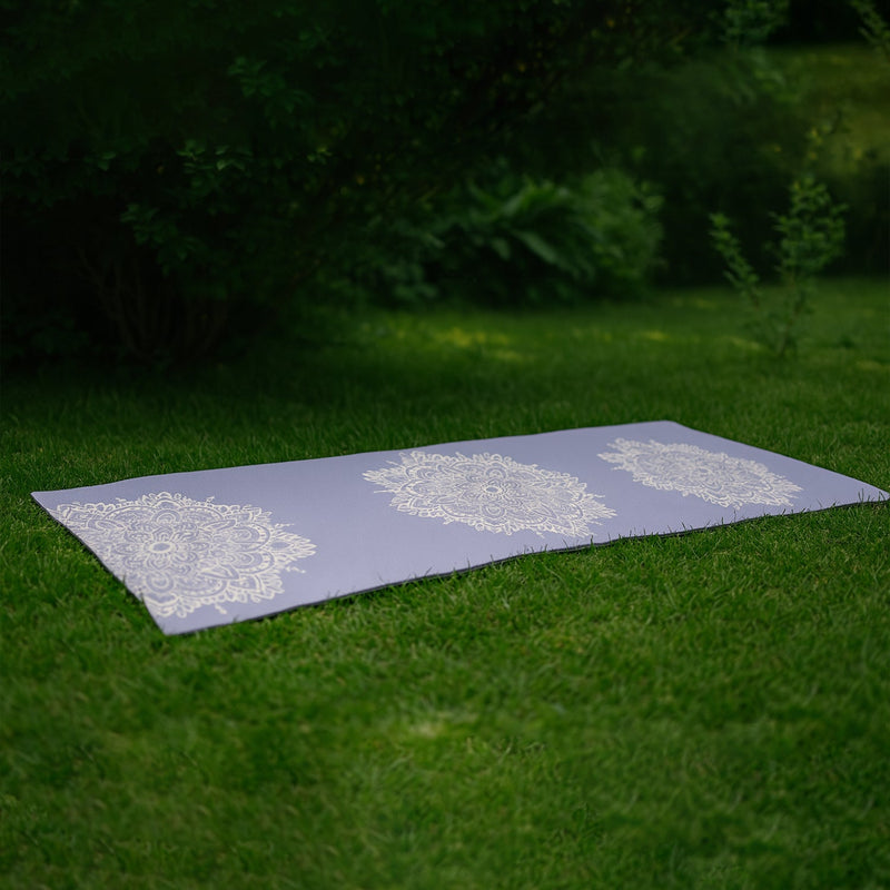 Premium Non-Slip Printed Yoga Mat (Mix Color – 1 Pc)