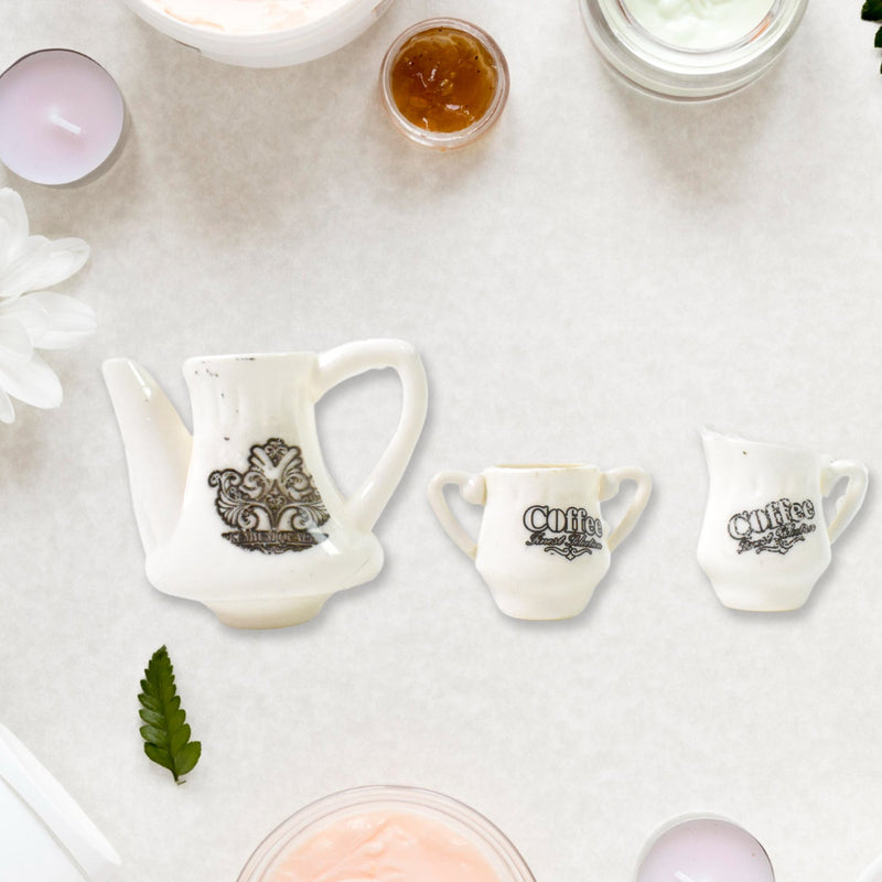Tickles Tea toy Set | Coffee Kitchen Plastic Set (14 Pcs / Mix Size & Design)