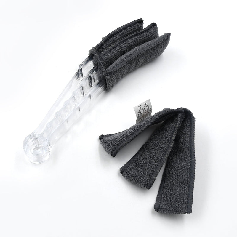 Window Blind Cleaner Brush Microfiber Sleeves – Dusting Tool for Shutters & AC (1 Pc)
