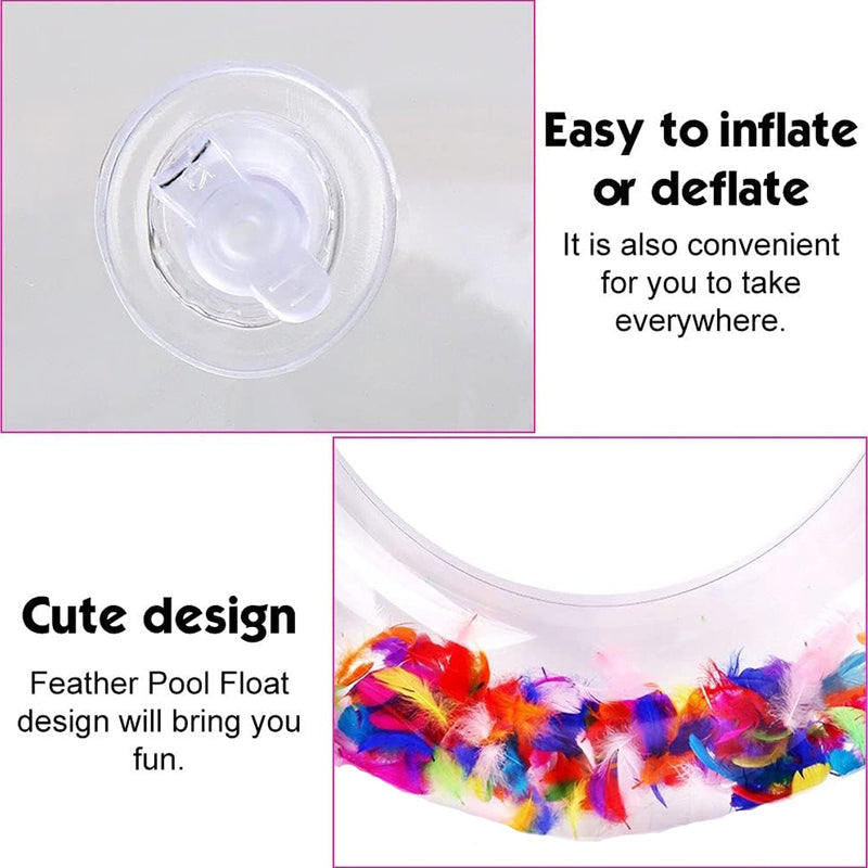Swim Ring, For children, Conveniently Portable, Feathers,  for Swimming