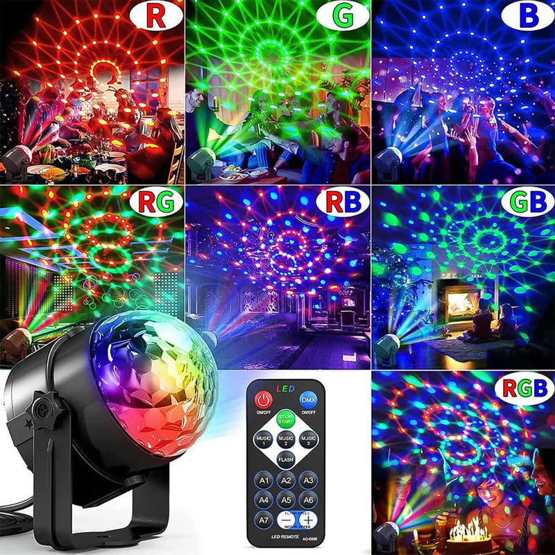 Disco Ball Light With USB Connector For Home / Car