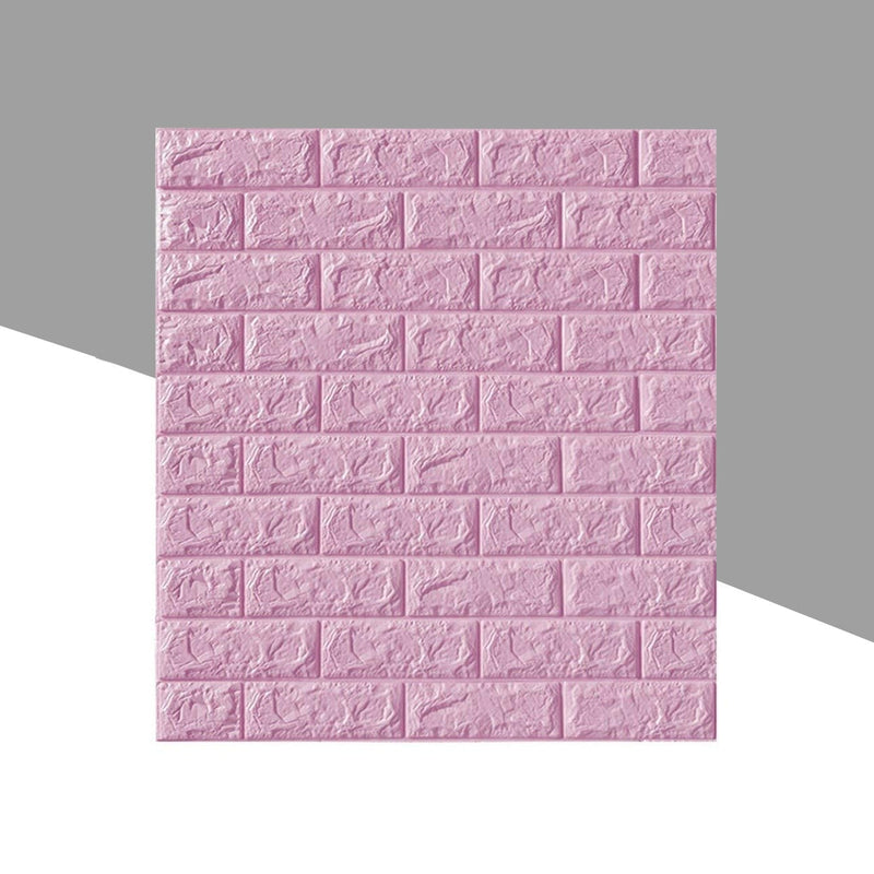 Wallpaper 3D Foam Wallpaper Sticker Panels (70 x 76 Cm / 1 Pc)