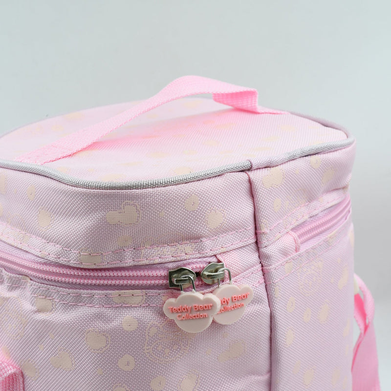 Cute Animal Zip Lunch Bag with Adjustable Strap – Reusable & Durable (1 Pc)