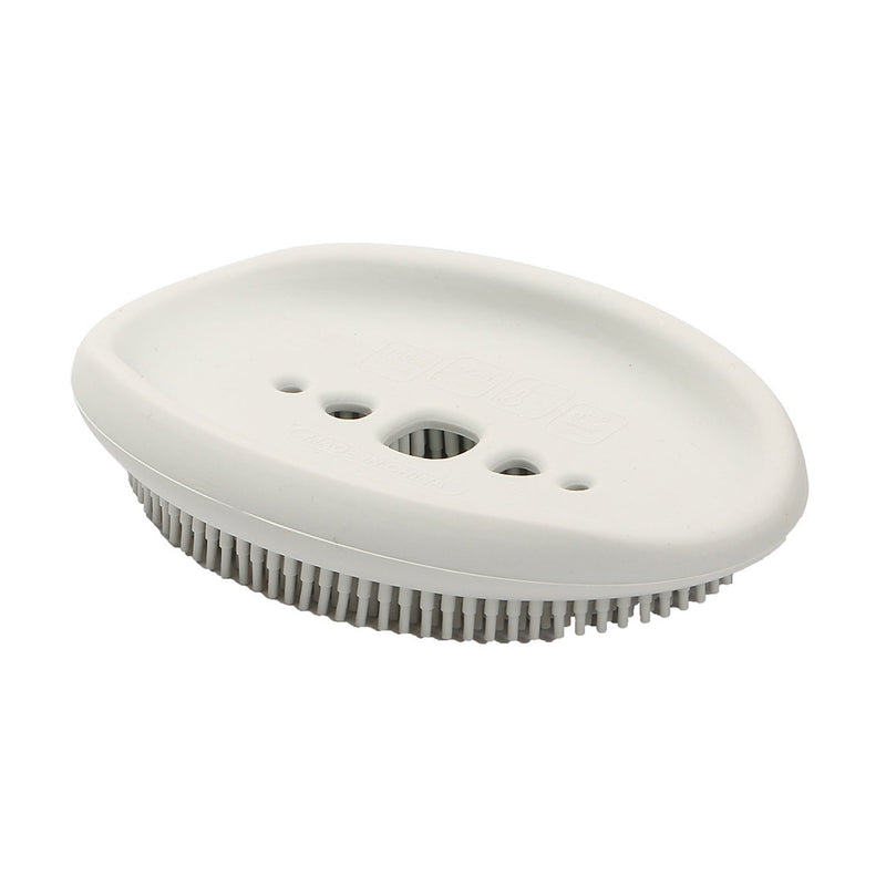 2 in 1 silicone brush for washing and cleaning.
