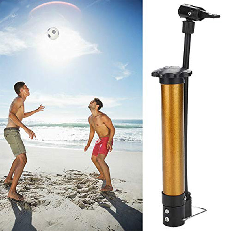 Mini Hand Air Pump – Portable Metal High-Pressure Inflator for Sports (1 Pc)