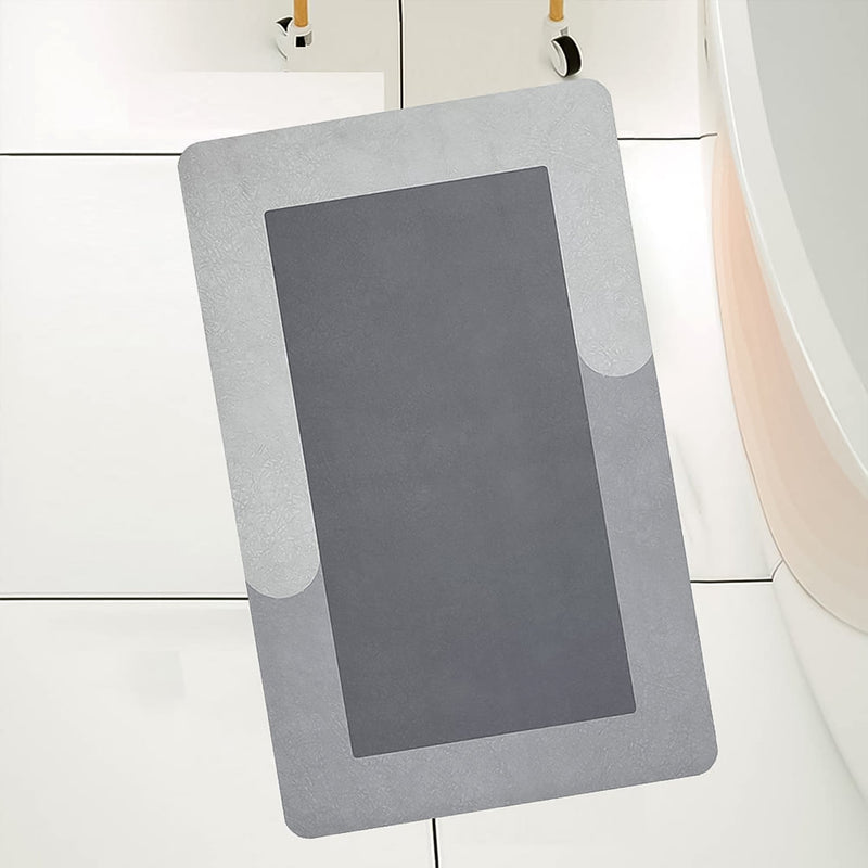 Super-Absorbent Quick-Dry Bathroom Floor Mat - (1 Pc / 80x50 Cm)