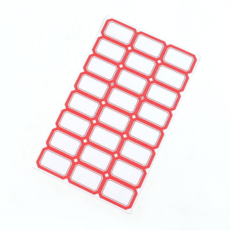 Multipurpose Writable Blank Label Sticker Sheets (1 Sheet)