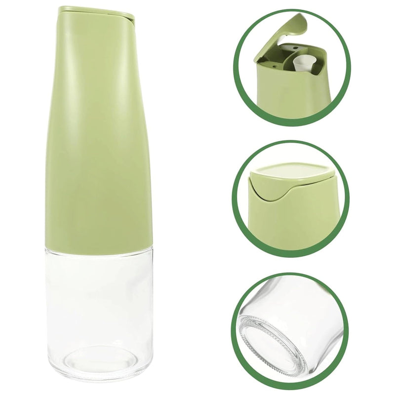 Oil Dispenser, 500ml Cooking Oil Dispensing Cruets with Automatic Open Lid, (500 ML)