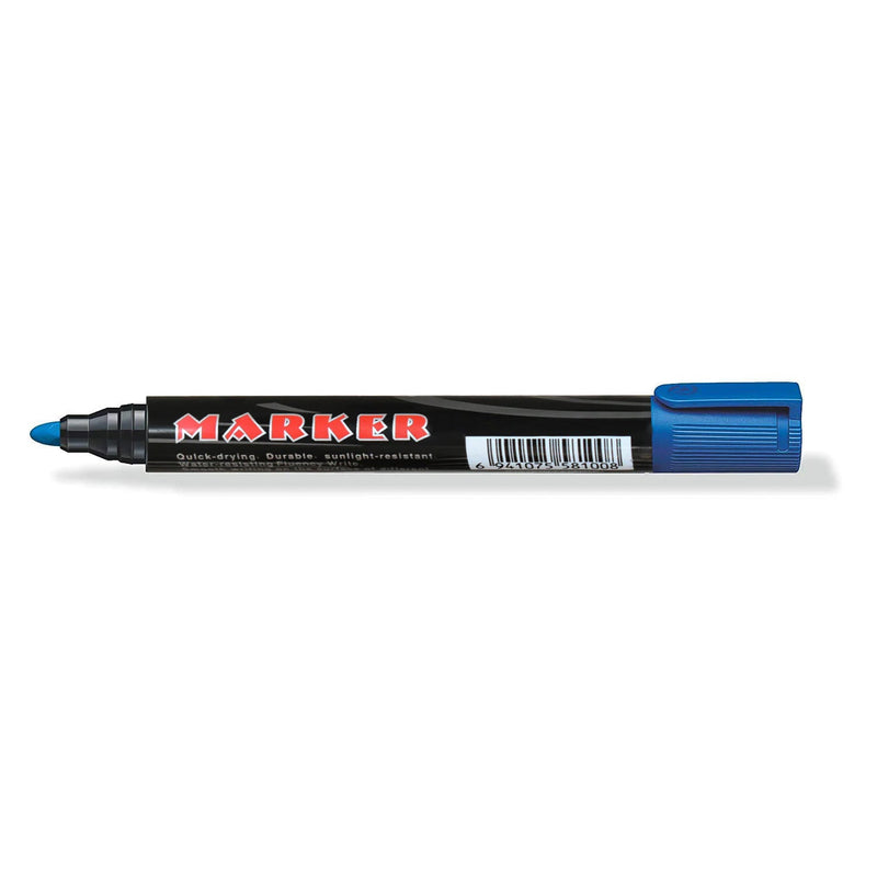 Permanent Blue Ink Markers