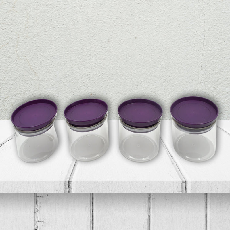 Airtight Plastic 4 Pc Storage Container Set, With Storage Container