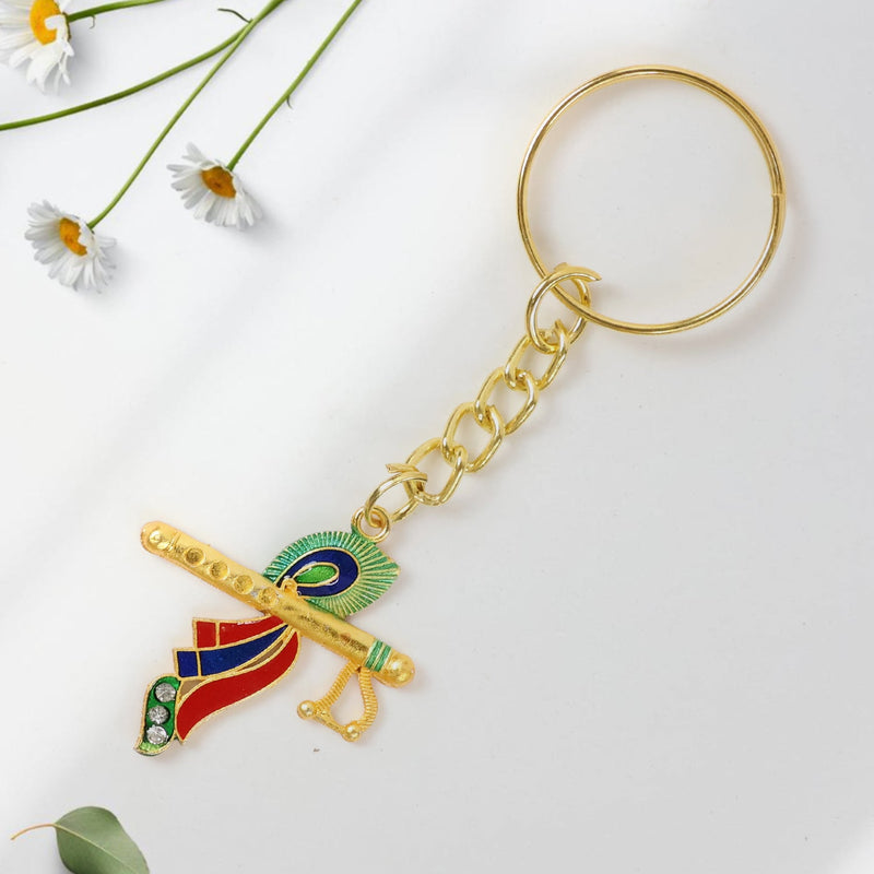 Peacock Flute Keychain Set (2 Pc Mix Design)